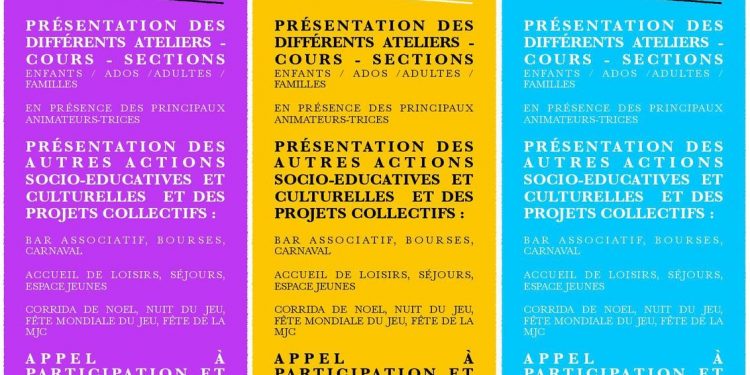 PORTES OUVERTES – 14 SEPTEMBRE – 15H30 – 20H