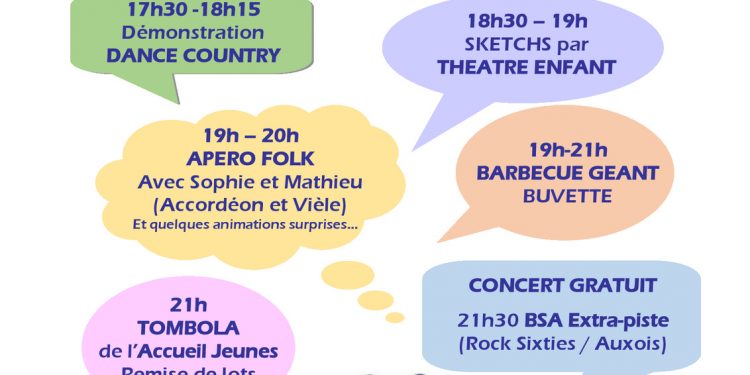 Fête annuelle de la MJC – samedi 18 juin 2016 – 17h/00h