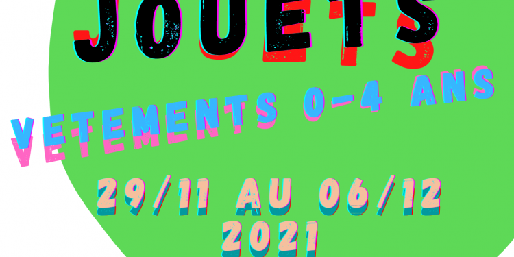 du 29/11 au 2/12 Bourse jouets et vêtements 0 à 4 ans (pas de puériculture)